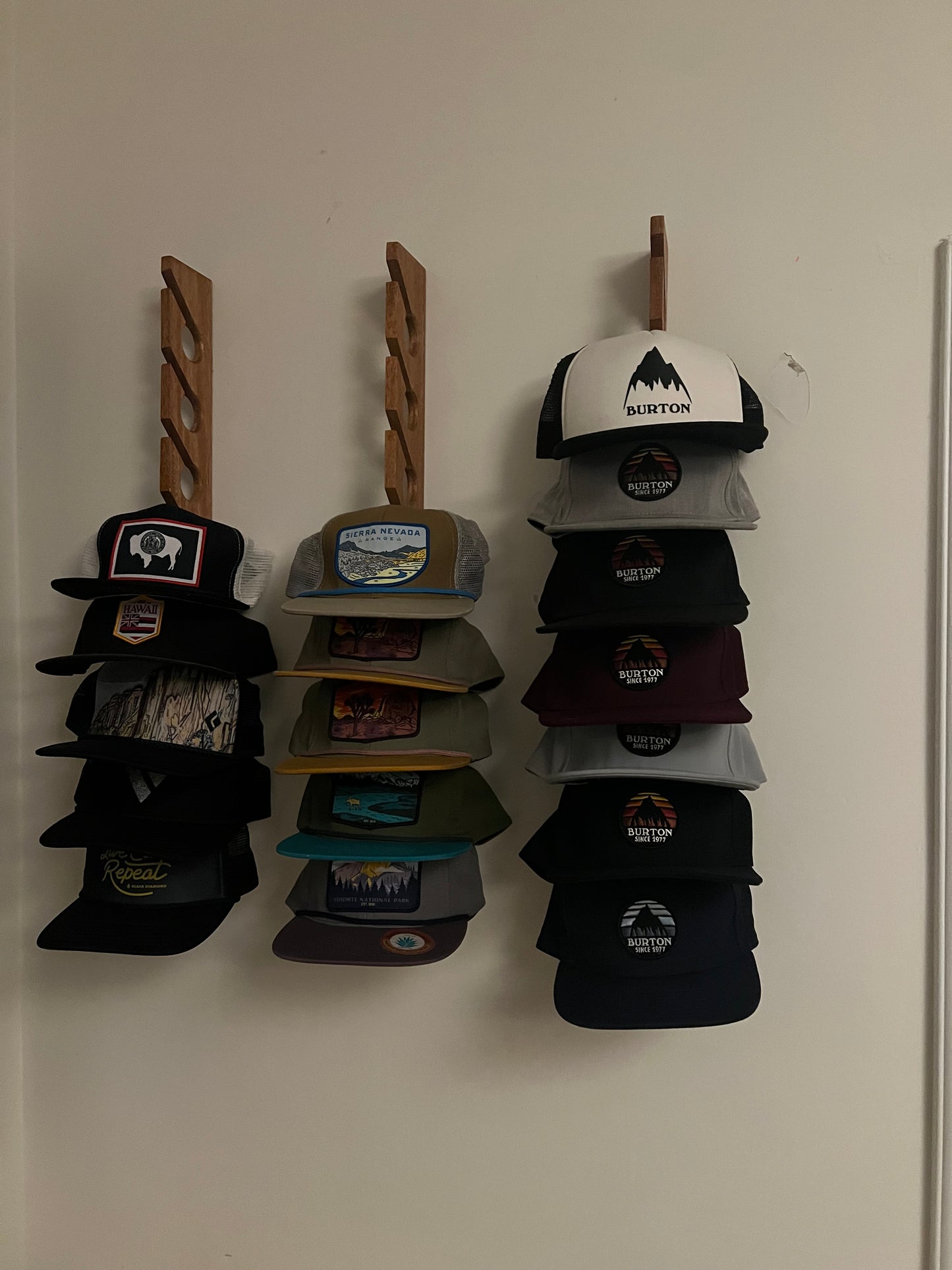 Custom Mahogany Hat Rack