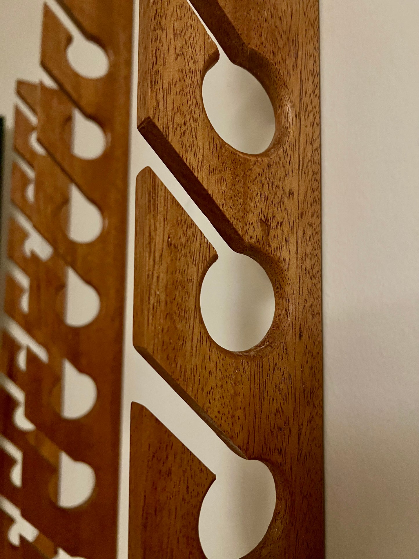 Custom Mahogany Hat Rack