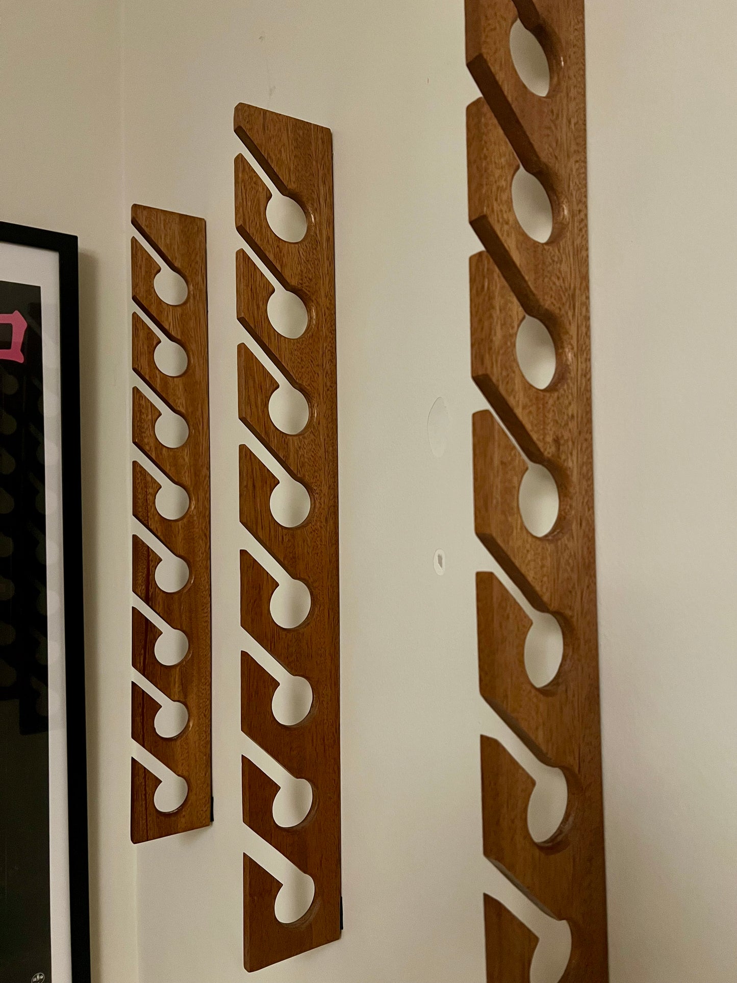 Custom Mahogany Hat Rack